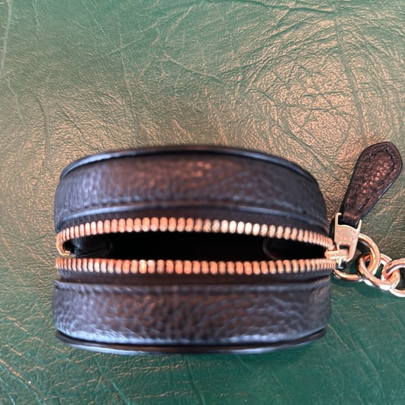 COACH X JEAN-MICHEL BASQUIAT MINI HALF MOON BAG CHARM - C5064 - IMBLK - Picture 3 of 4